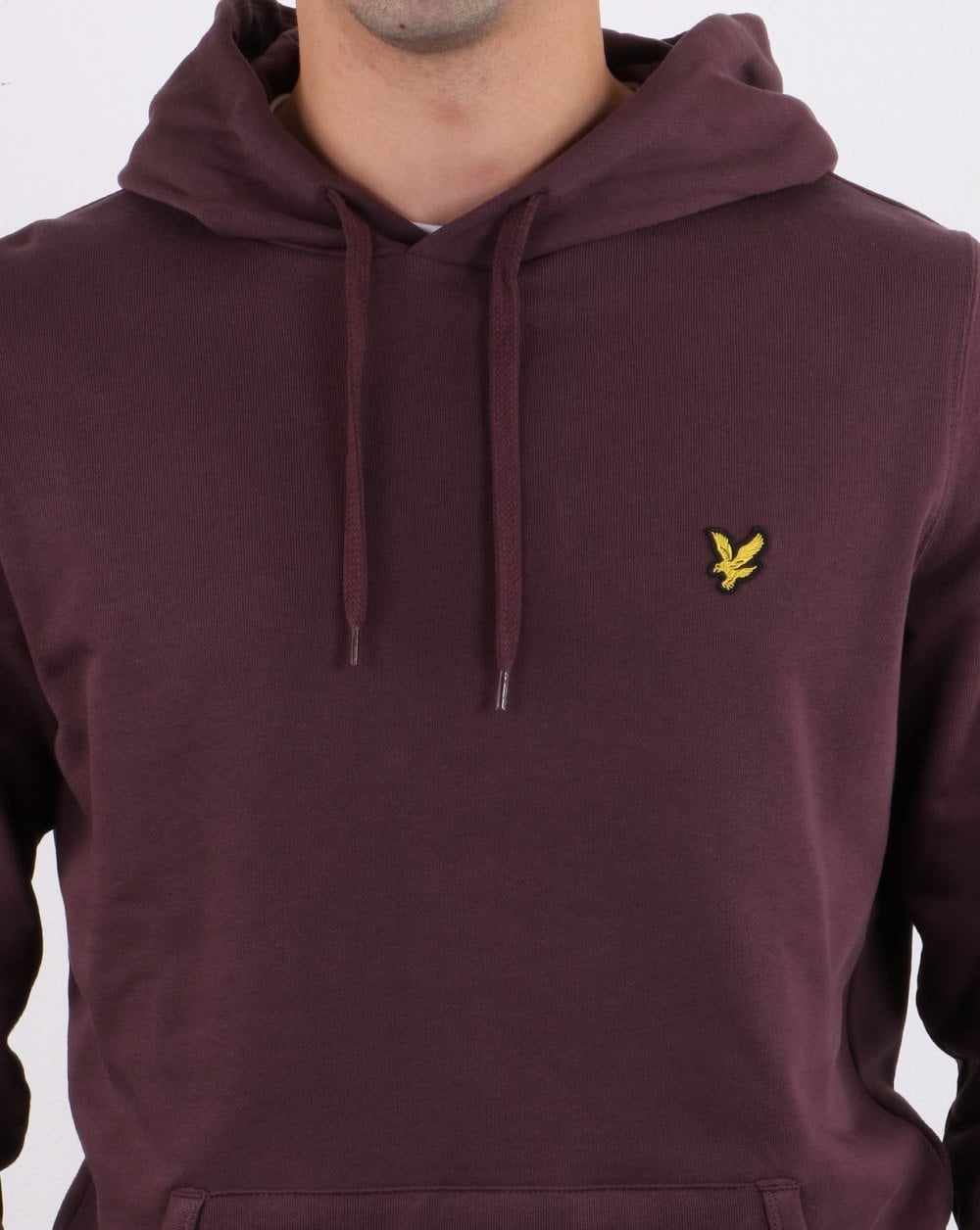 Lyle And Scott Pullover Hoodie Berry