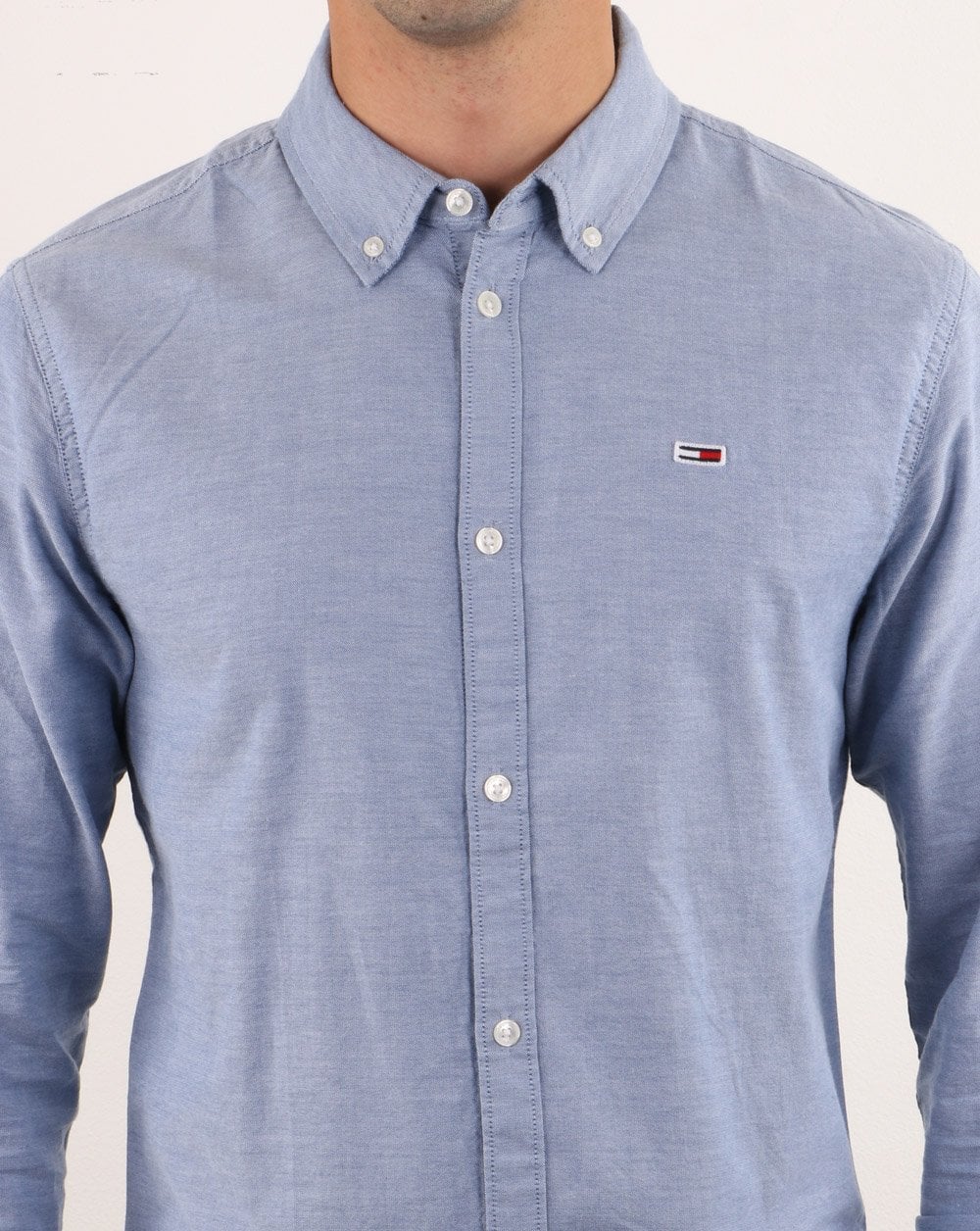 Tommy Jeans Oxford Shirt Blue