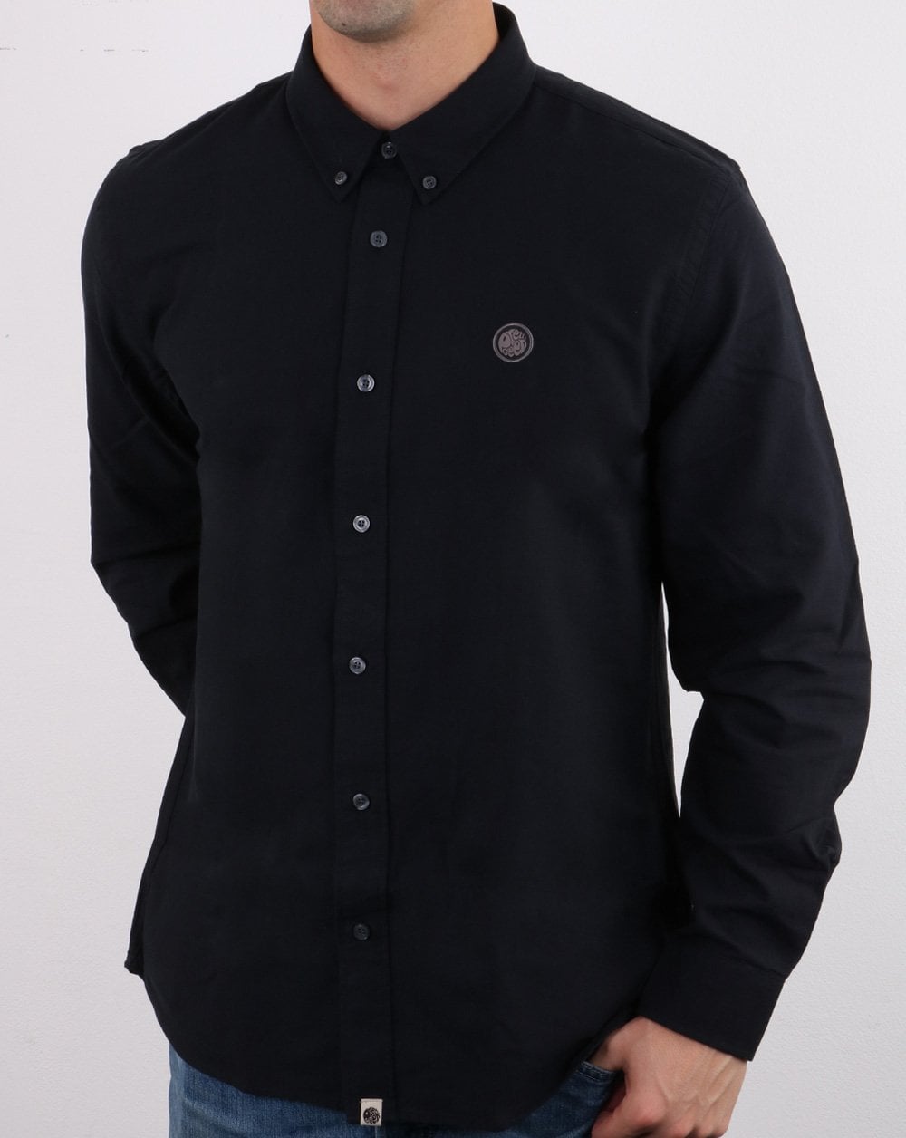 Pretty Green Sterling Ls Oxford Shirt Black