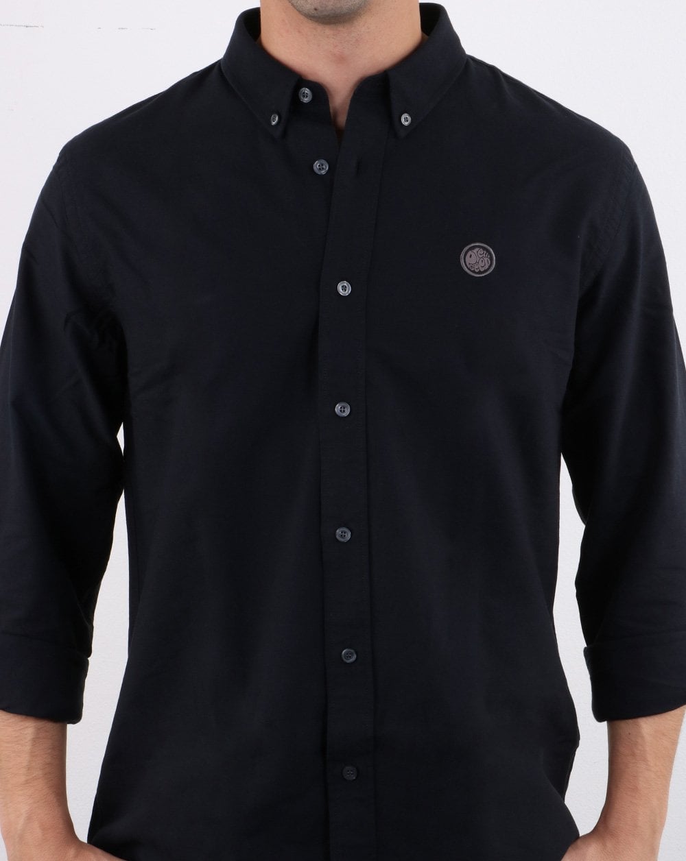 Pretty Green Sterling Ls Oxford Shirt Black