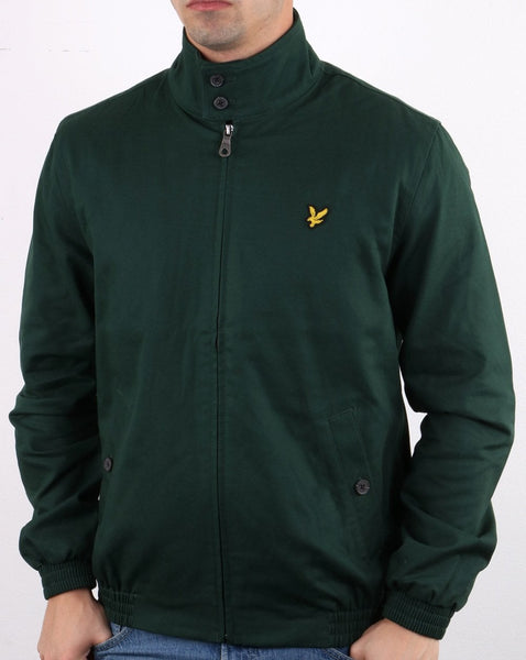 Lyle And Scott Check Lined Harrington Jacket Jade