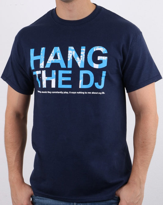 80s Casual Classics Hang The DJ T-shirt Navy