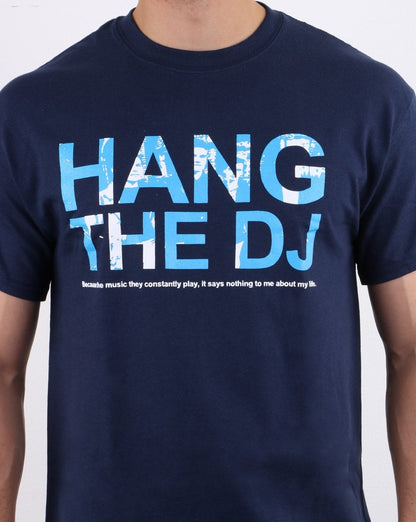 80s Casual Classics Hang The DJ T-shirt Navy