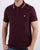 Lyle And Scott Tipped Polo Shirt Burgundy/White