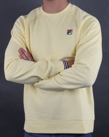 Fila Vintage Pozzi Crew Sweat Lemonade