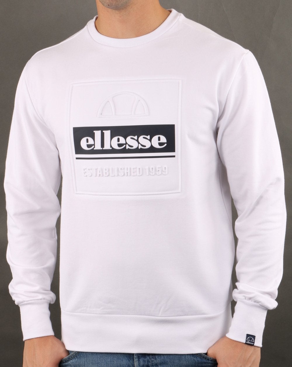 Ellesse Catria Crew Sweat White