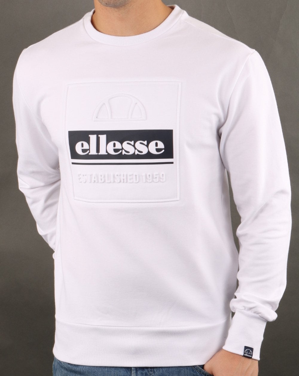 Ellesse Catria Crew Sweat White