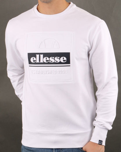 Ellesse Catria Crew Sweat White