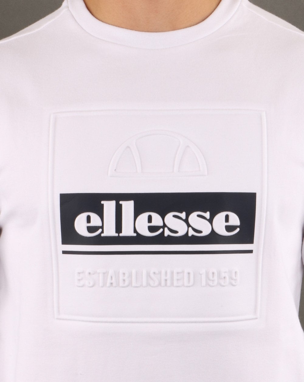 Ellesse Catria Crew Sweat White