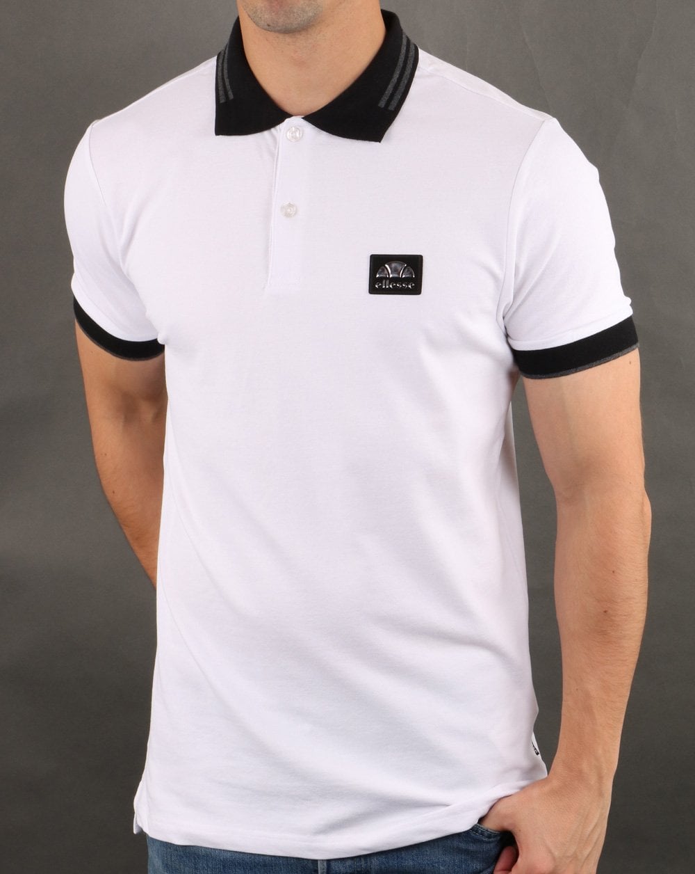 Ellesse Italia Polo Shirt White