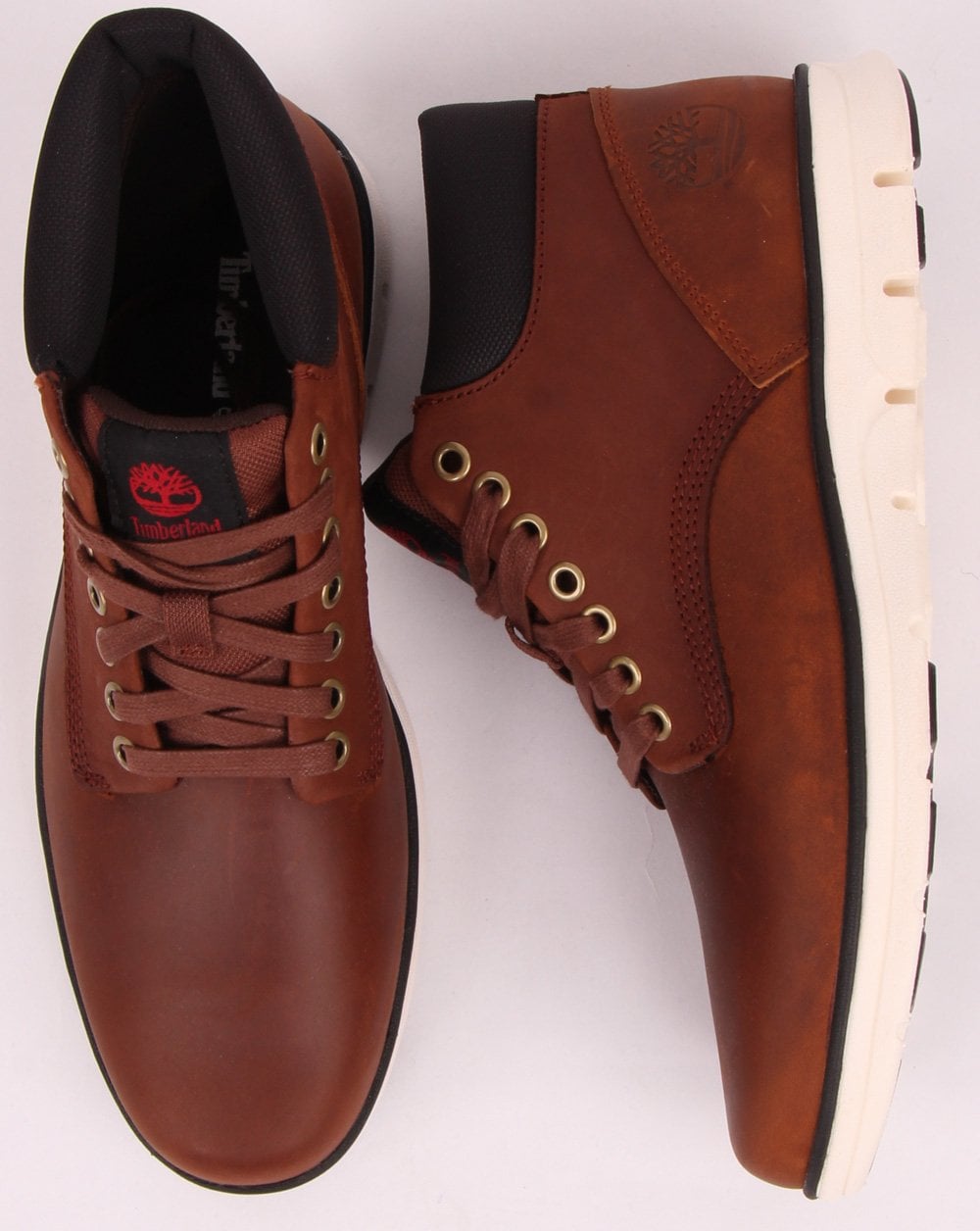 Timberland Bradstreet Chukka Leather Boot Mid Brown