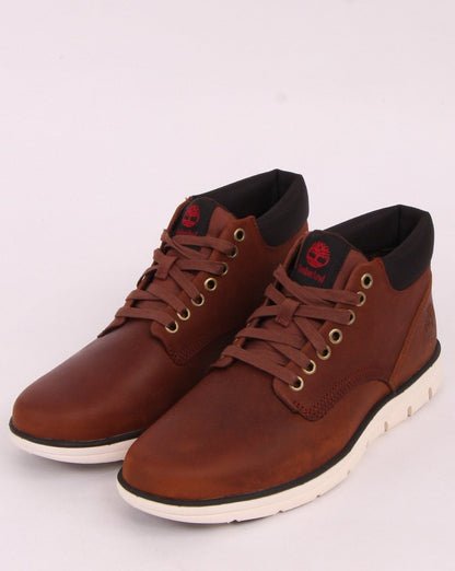 Timberland Bradstreet Chukka Leather Boot Mid Brown
