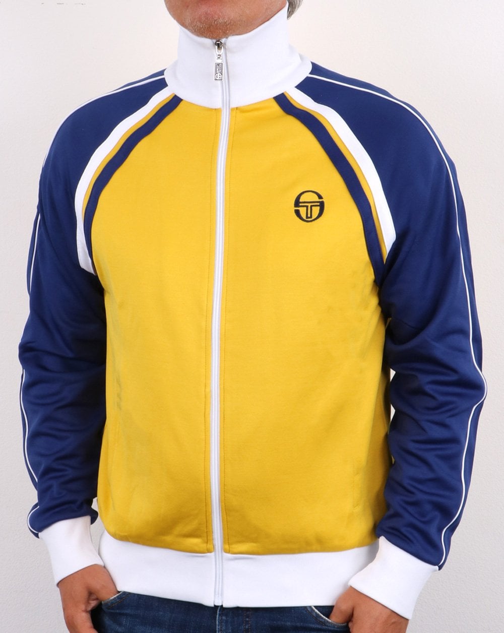 Sergio Tacchini Ghibli Track Top Yellow/Vintage Blue