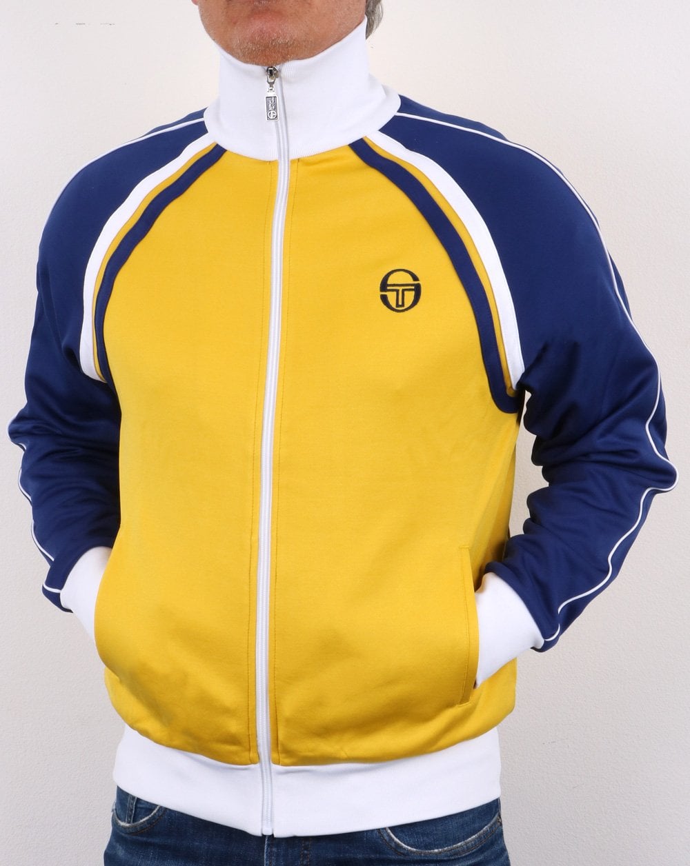 Sergio Tacchini Ghibli Track Top Yellow/Vintage Blue