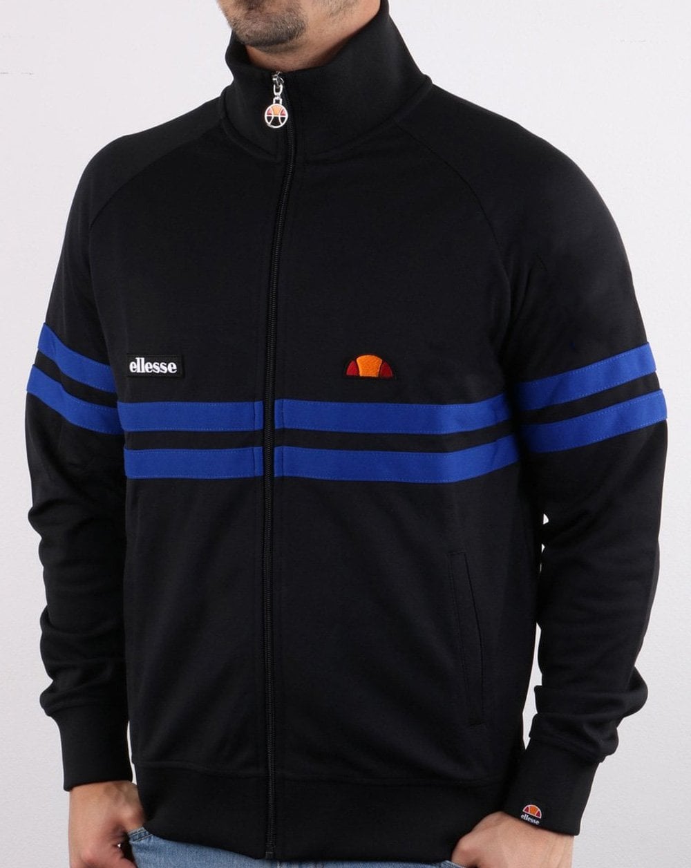 Ellesse Rimini Track Top Black/blue