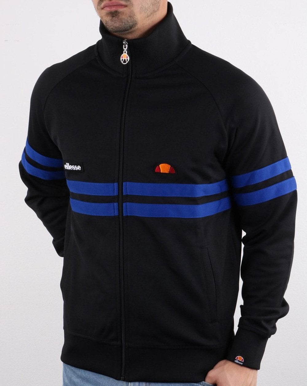Ellesse Rimini Track Top Black/blue