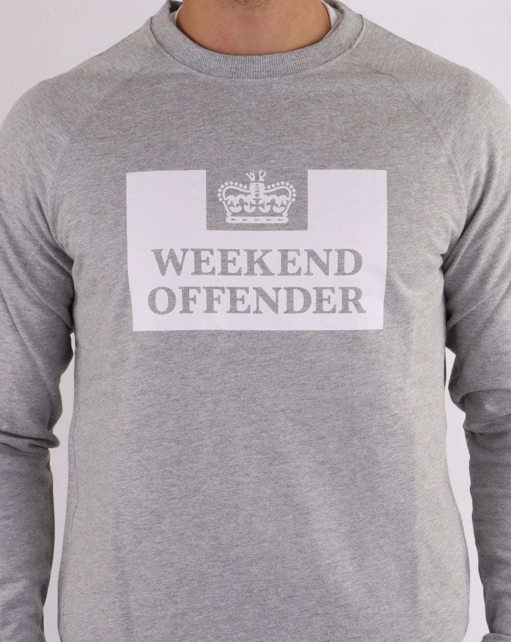 Weekend Offender Penitentiary Sweatshirt Grey Marl