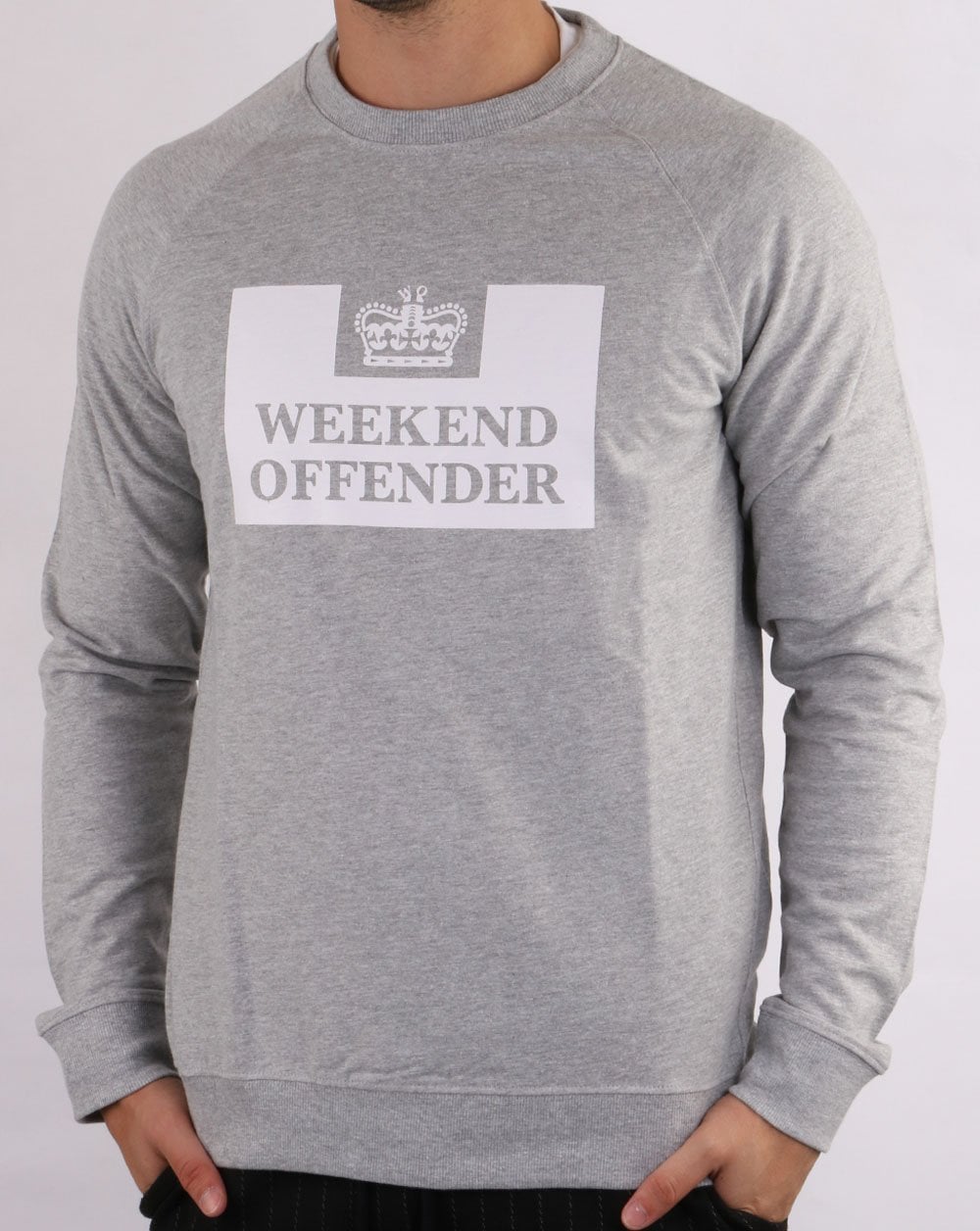 Weekend Offender Penitentiary Sweatshirt Grey Marl