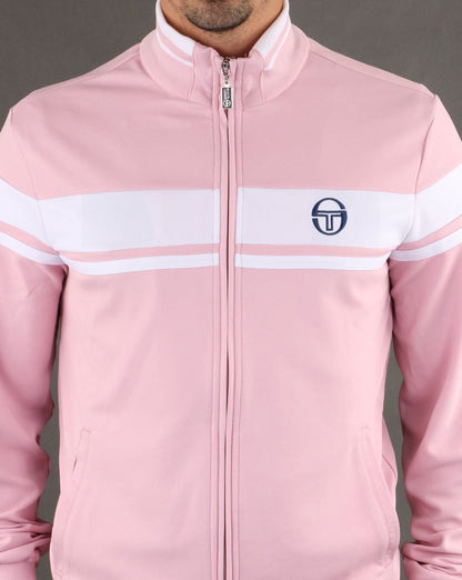 Sergio Tacchini Masters Track Top Pink/White