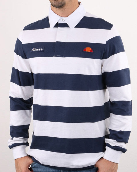 Ellesse Rugby Shirt White/Navy