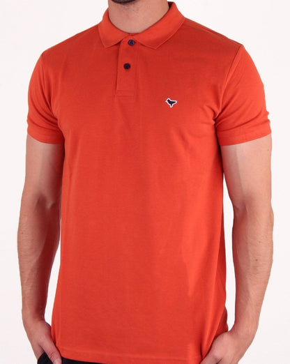 Weekend Offender Dove Polo Shirt Orange