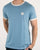 Pretty Green Milford Marl Move On T-shirt Blue