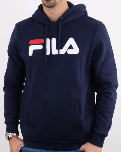 Fila Vintage Fiori Logo Hoodie Navy