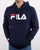 Fila Vintage Fiori Logo Hoodie Navy