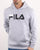 Fila Vintage Fiori Logo Hoodie Light Grey Marl