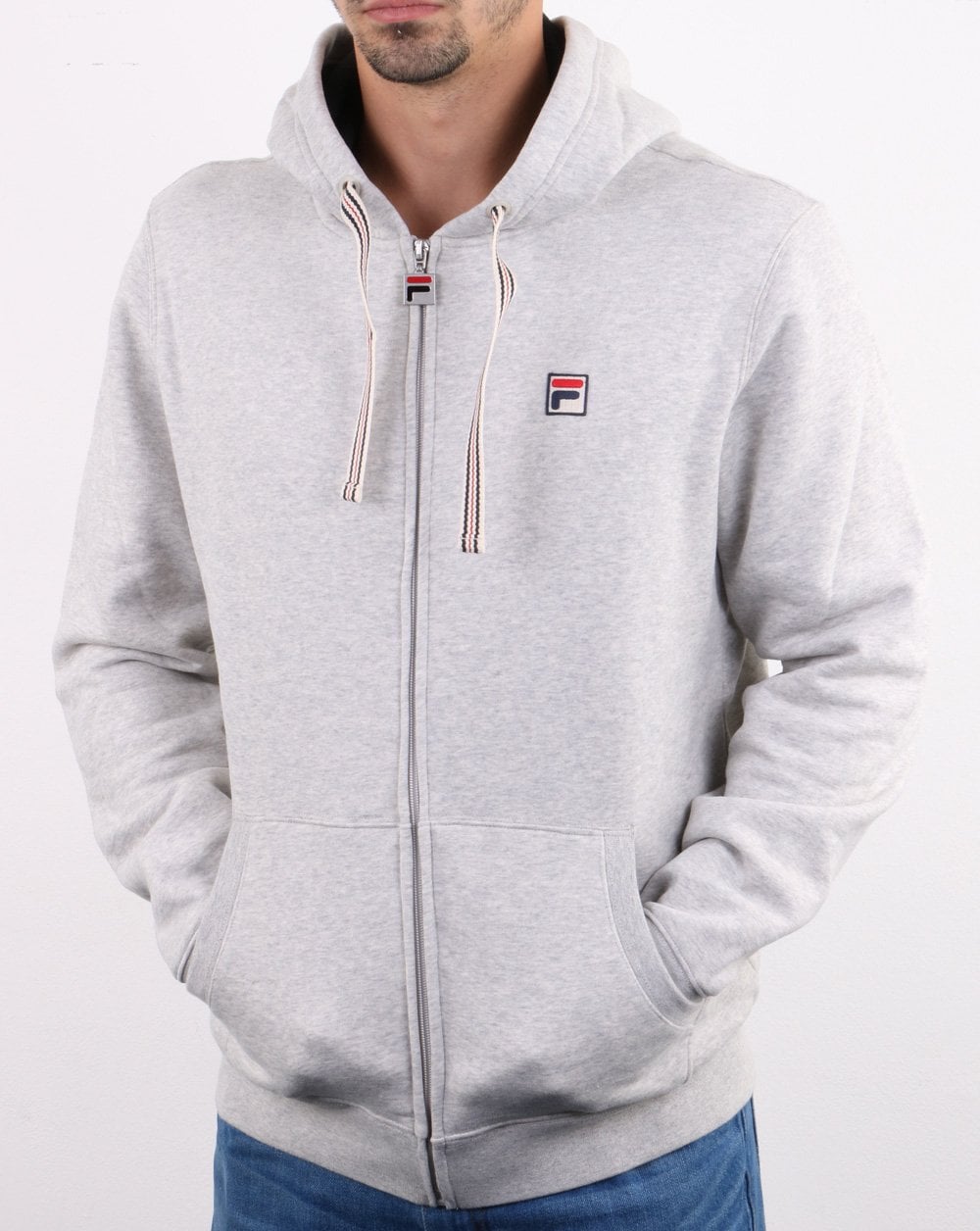 Fila Vintage Tenconi Hoody Light Grey Marl
