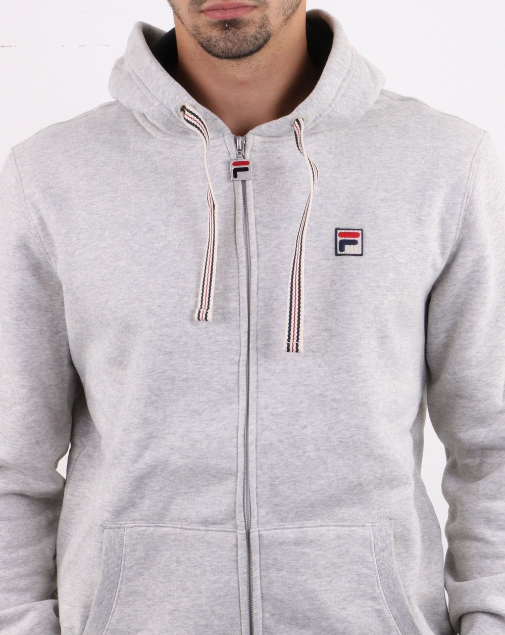 Fila Vintage Tenconi Hoody Light Grey Marl