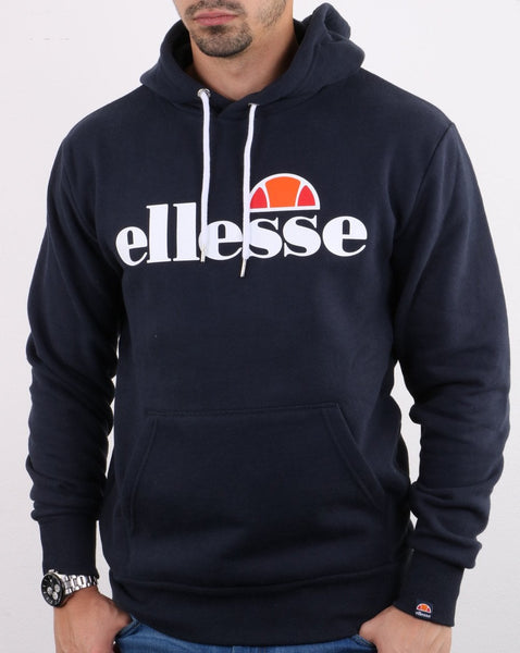 Ellesse Logo Hoody Navy