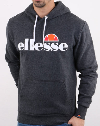 Ellesse Logo Hoody Dark Grey