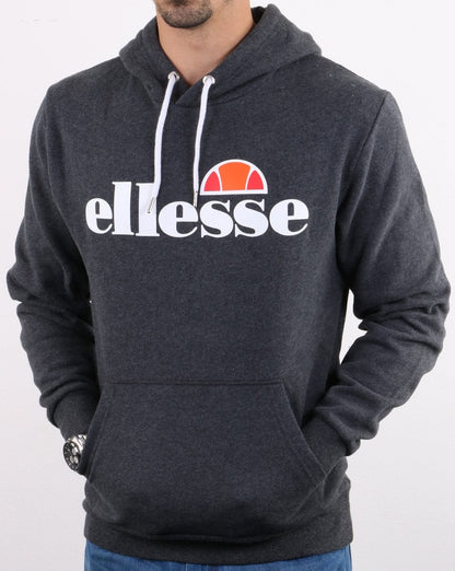 Ellesse Logo Hoody Dark Grey