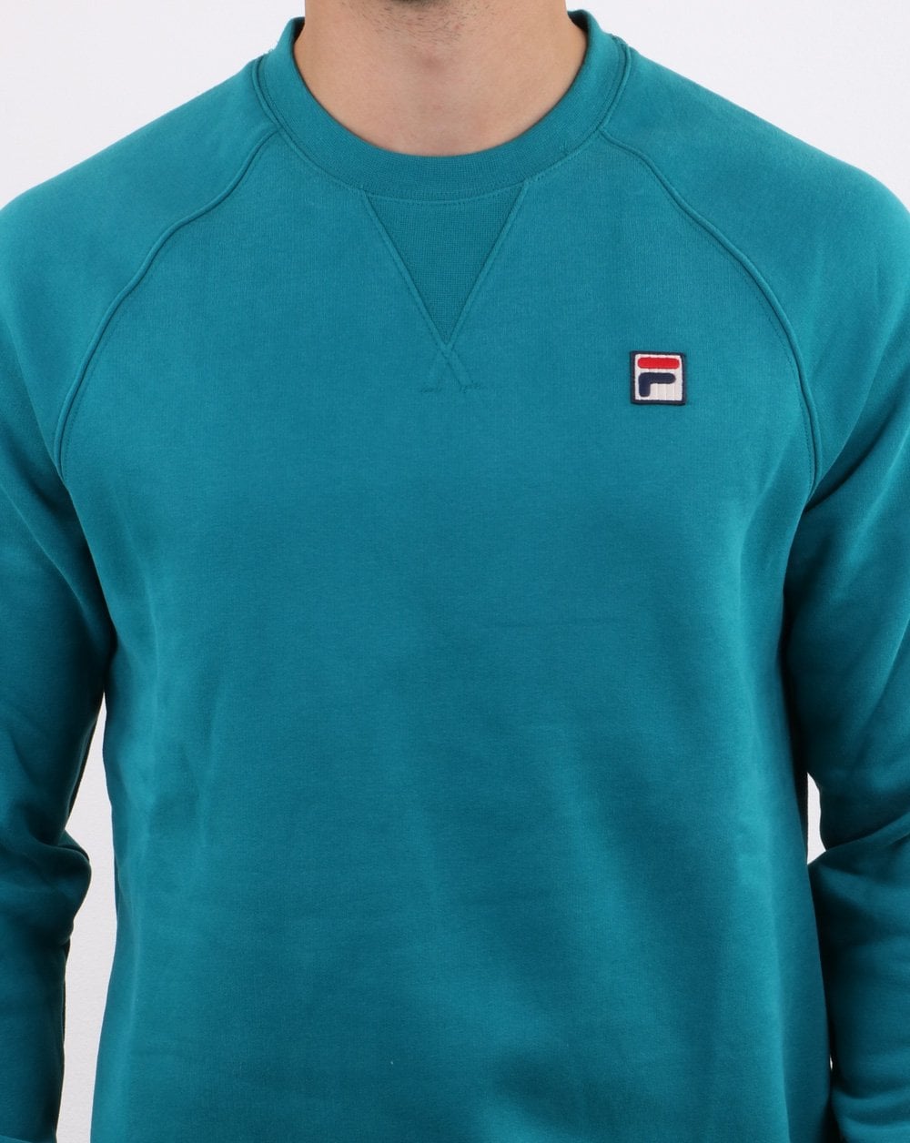 Fila Vintage Pozzi Crew Sweat Harbour Blue