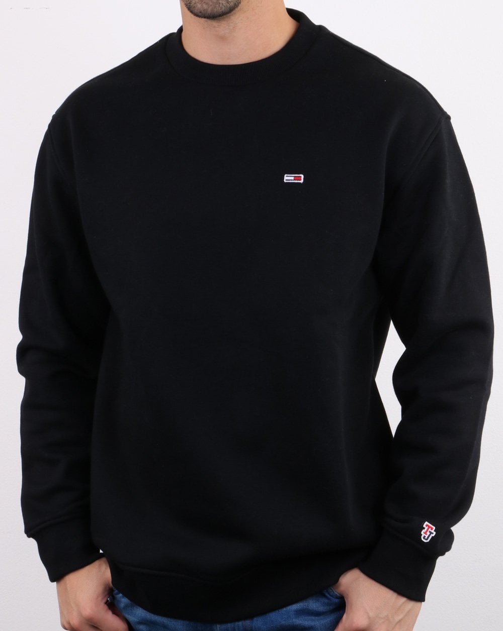 Tommy Hilfiger Classic Crew Neck Sweatshirt Tommy Black