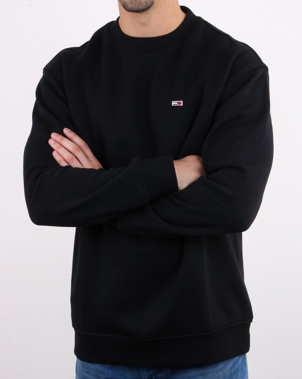Tommy Hilfiger Classic Crew Neck Sweatshirt Tommy Black