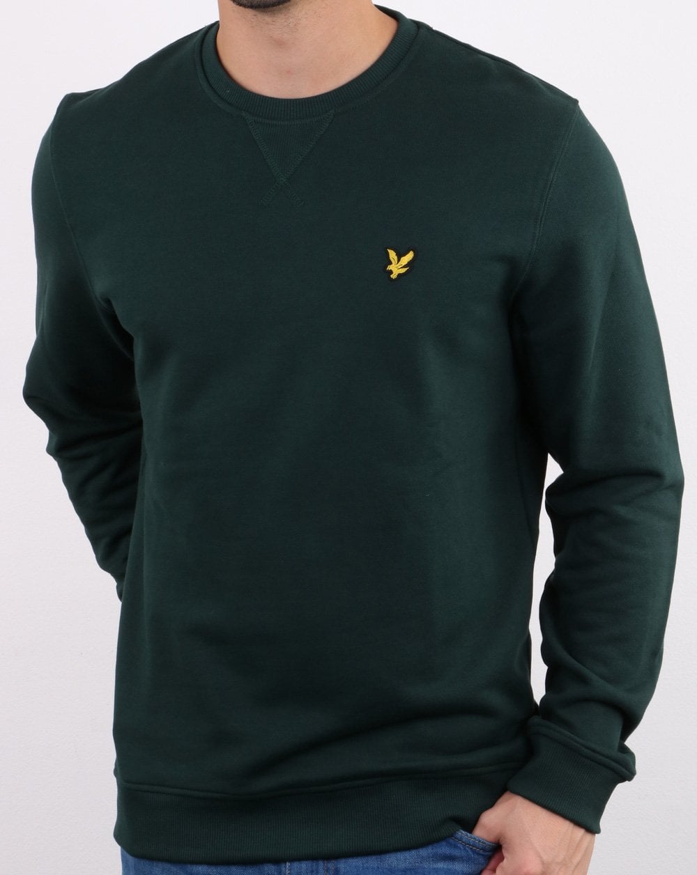 Lyle And Scott Crew Neck Sweatshirt Jade Green