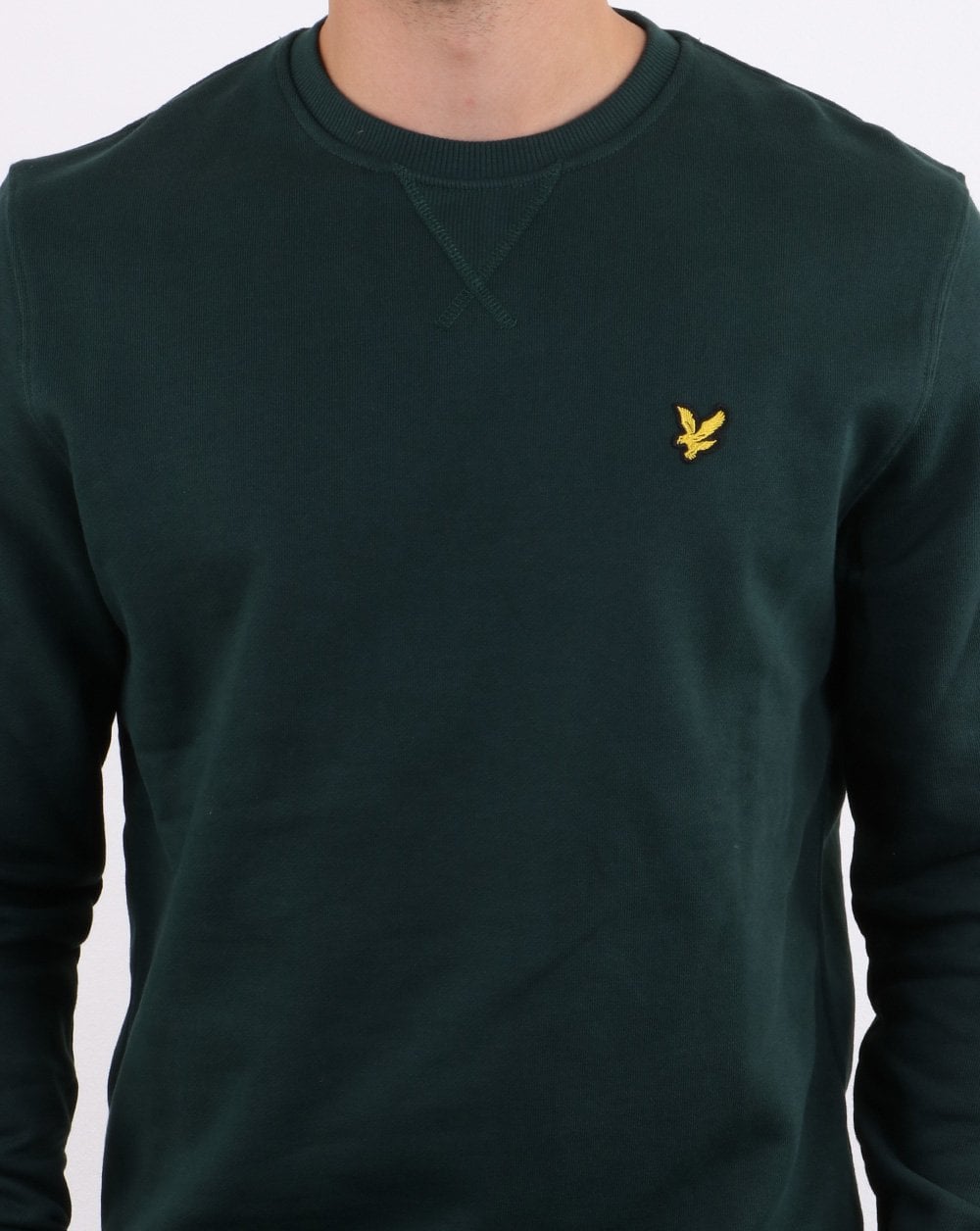 Lyle And Scott Crew Neck Sweatshirt Jade Green