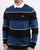 Barbour Lark Stripe Rugby Shirt Navy