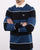Barbour Lark Stripe Rugby Shirt Navy