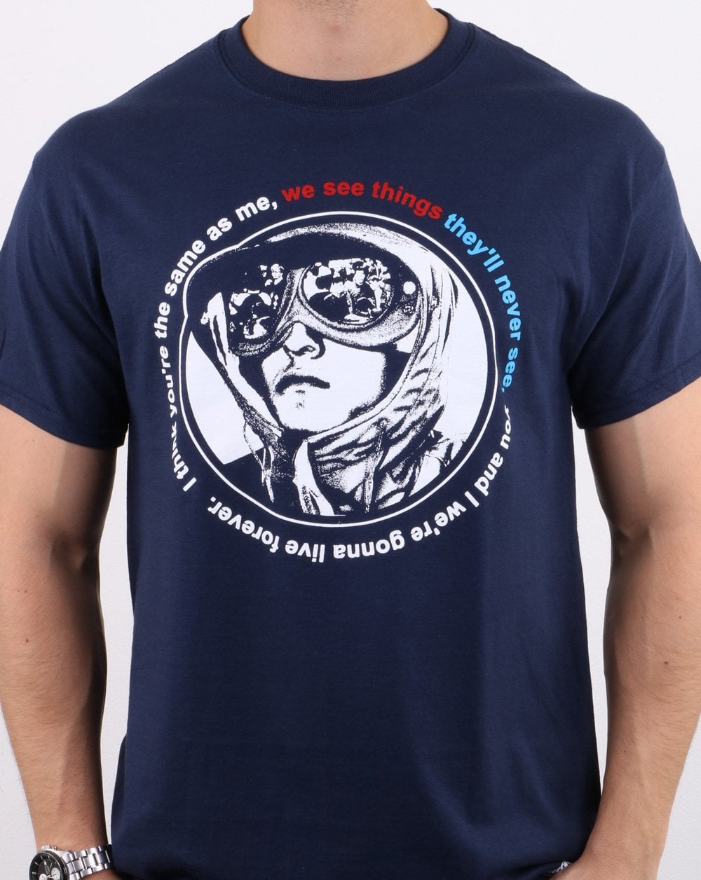 We See Things They'll Never See T-shirt Navy