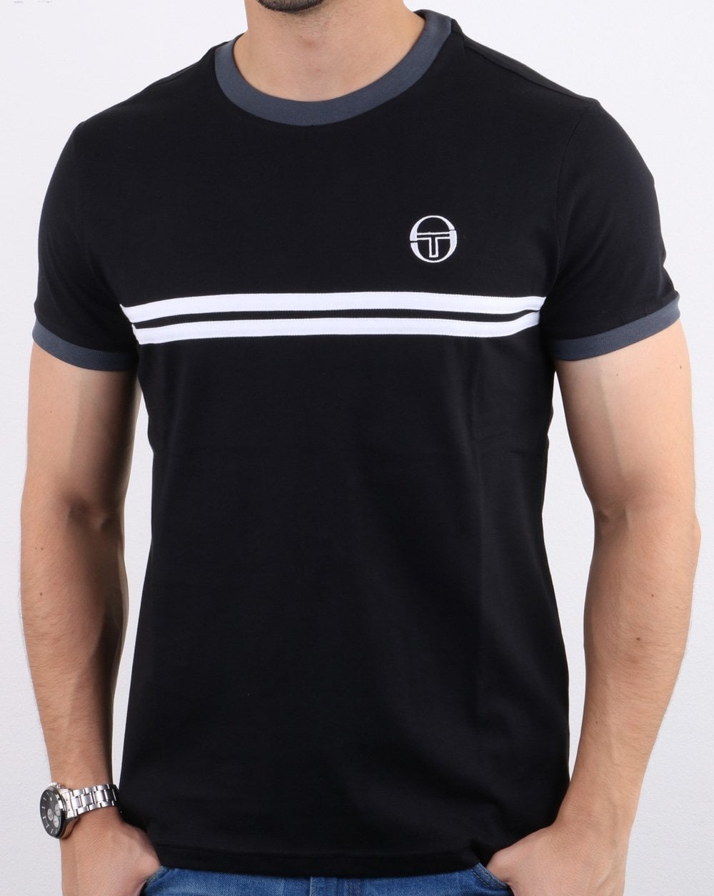 Sergio Tacchini Supermac T-shirt Black/ebony
