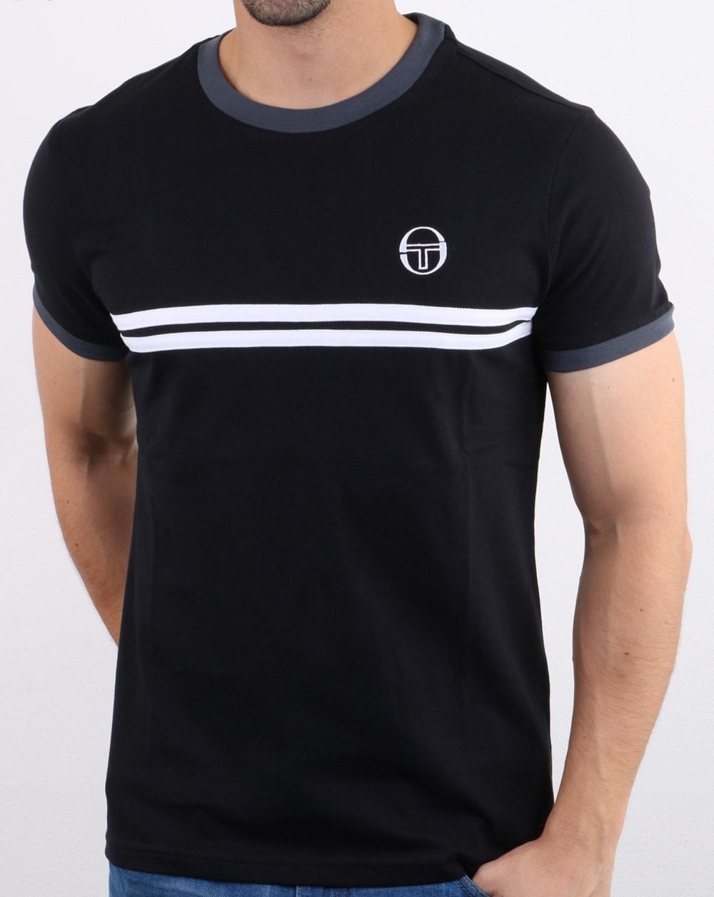 Sergio Tacchini Supermac T-shirt Black/ebony