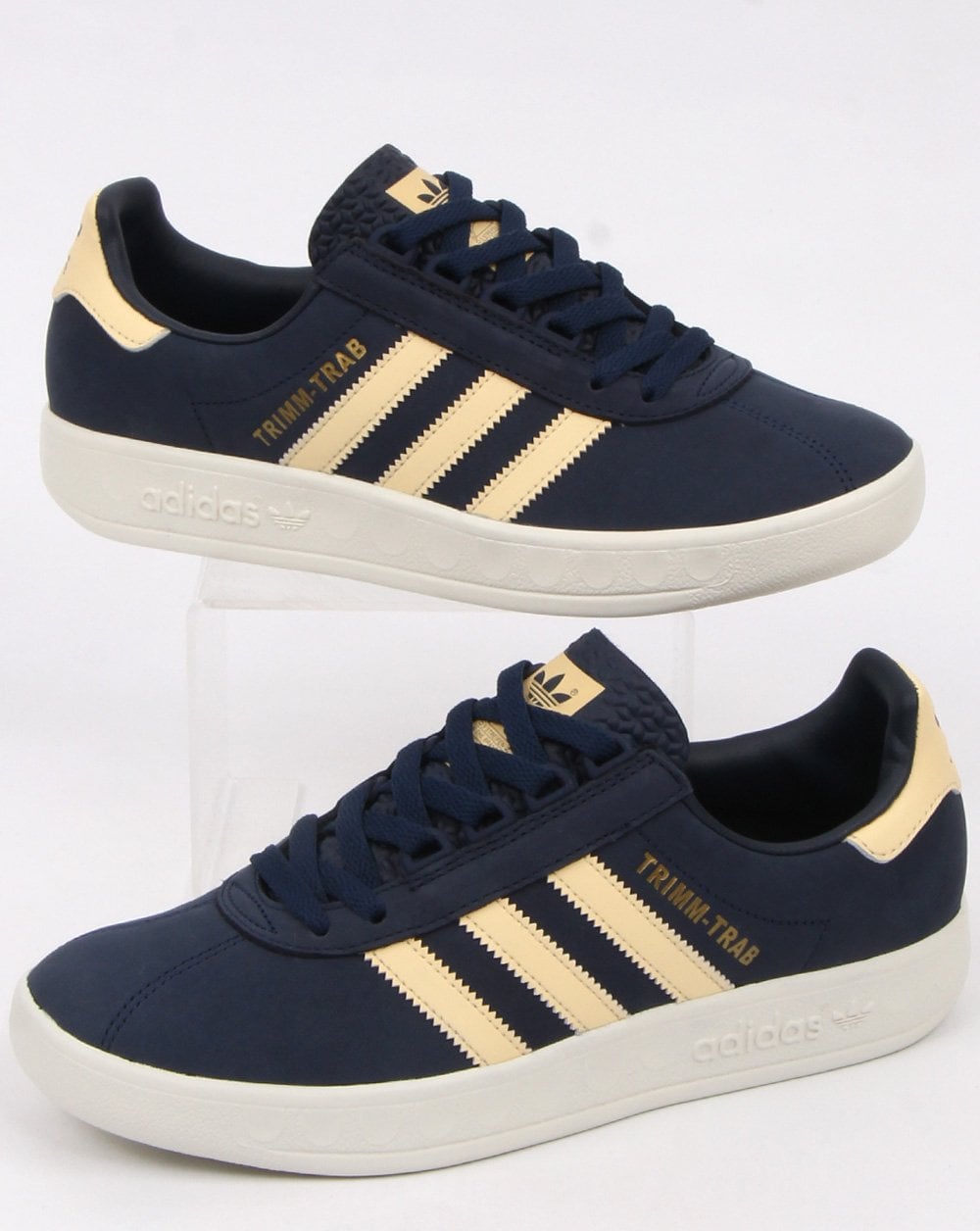 Adidas Trimm Trab Trainers Navy/Soft Yellow