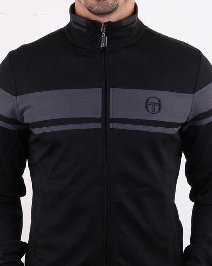 Sergio Tacchini Masters Track Top Black/Grey