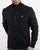 Lyle And Scott Softshell Funnel Neck Zip Through Sweatshirt True Black