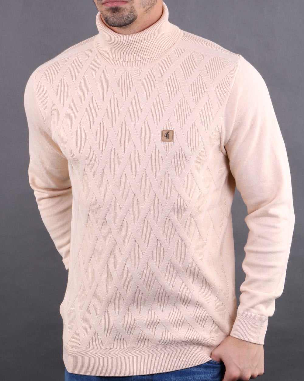 Gabicci Vintage Coaster Roll Neck Oat