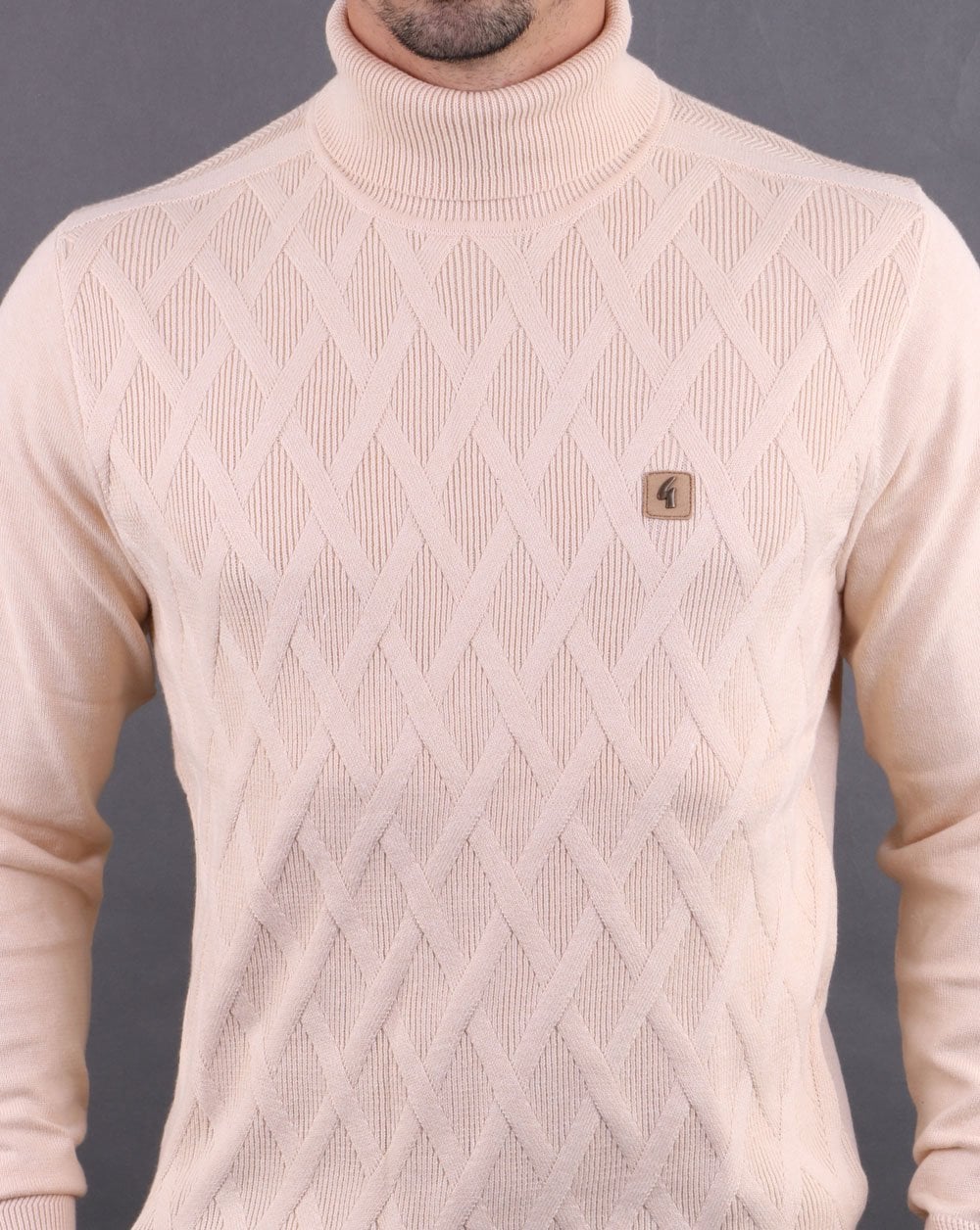 Gabicci Vintage Coaster Roll Neck Oat