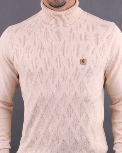 Gabicci Vintage Coaster Roll Neck Oat